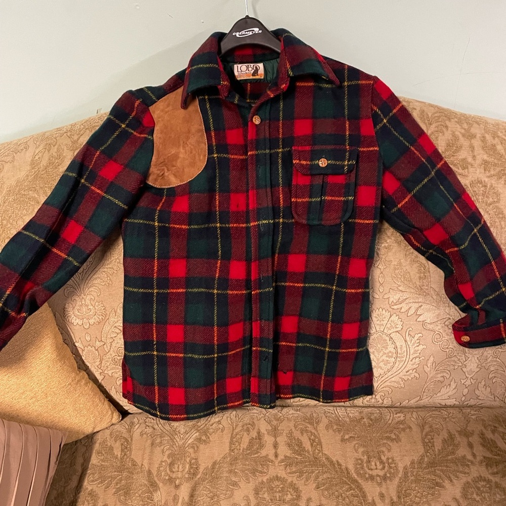 Vintage Pendleton Lobo Virgin Wool Mens Hunting Flannel.